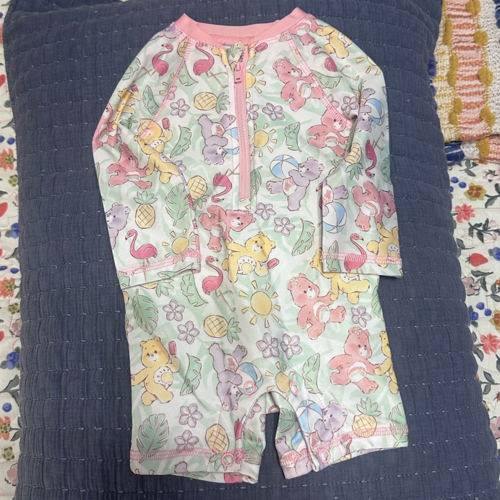 Care Bears One Piece Swimsuit 6/9 Months